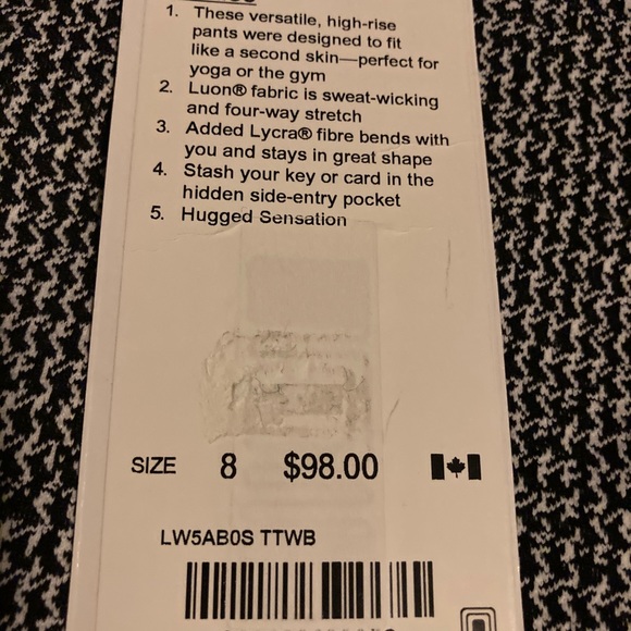 Lululemon Wunder Under Pant (Hi-Rise) 8 - Picture 12 of 12